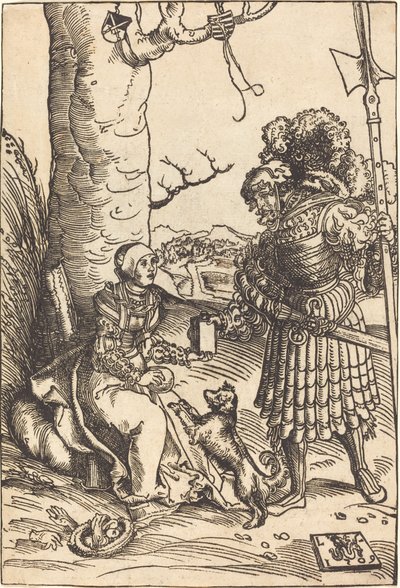 David og Abigail af Lucas Cranach the Elder