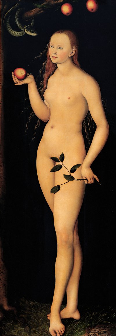 Eva, 1528. af Lucas Cranach the Elder