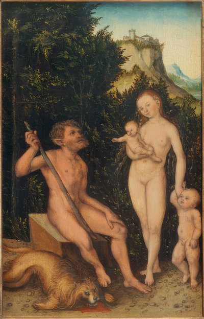 Familie af naturlige af Lucas Cranach the Elder