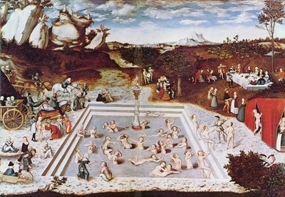 Tysk: Der Jungbrunnen Ungdommens kilde af Lucas Cranach the Elder