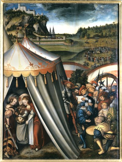 Judith i teltet i Holofernes, 1531 af Lucas Cranach the Elder