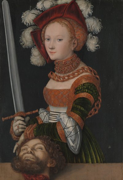 Judith med hovedet af Holofernes, ca. 1530. af Lucas Cranach the Elder