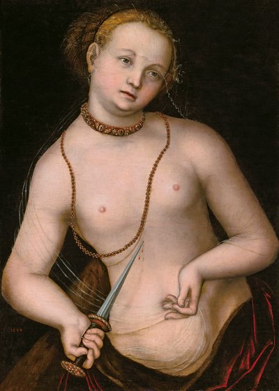 Lucretia af Lucas Cranach the Elder