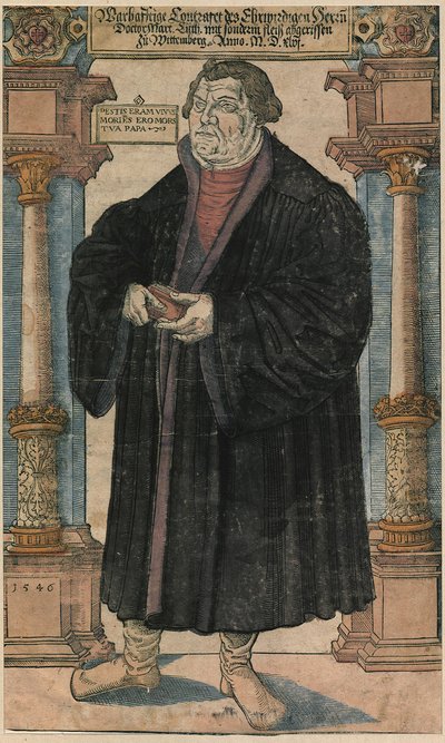 Luther 1546 af Lucas Cranach the Elder