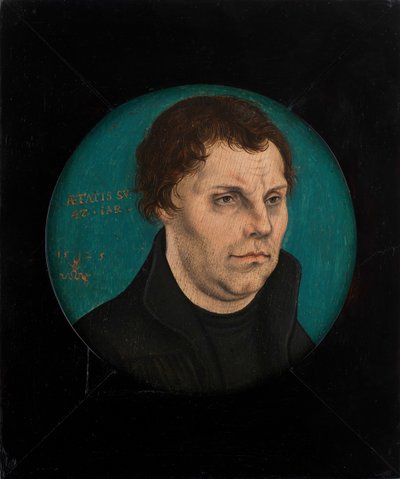 Martin Luther 1483-1546, 1525 af Lucas Cranach the Elder