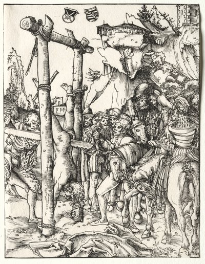 Martyrium af St. Simeon, ca. 151015. af Lucas Cranach the Elder