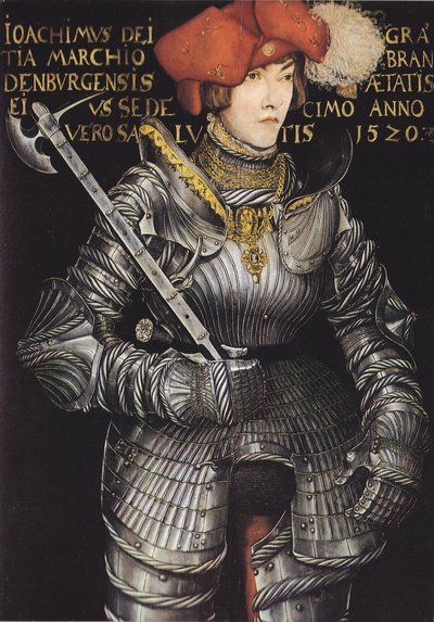 Portræt af Joachim II. af Brandenburg som kurfyrste af Lucas Cranach the Elder