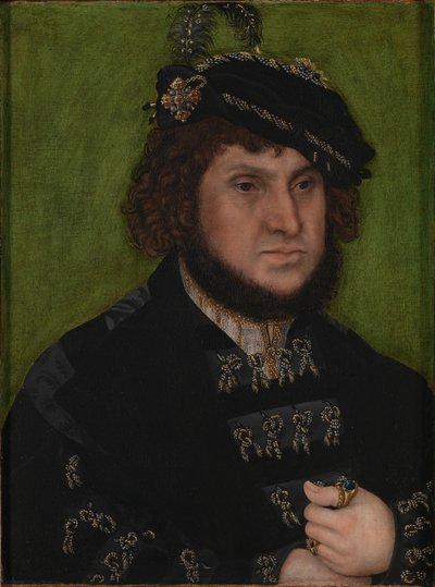 Portræt af Johannes, kurfyrste af Sachsen af Lucas Cranach the Elder