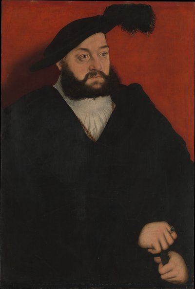 Portræt af John, arveprins af Sachsen af Lucas Cranach the Elder