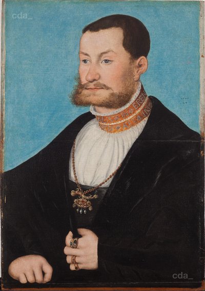 Portræt af prins Joachim af Lucas Cranach the Elder
