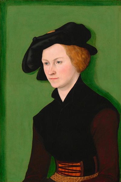 Portræt af en kvinde, 1522. af Lucas Cranach the Elder