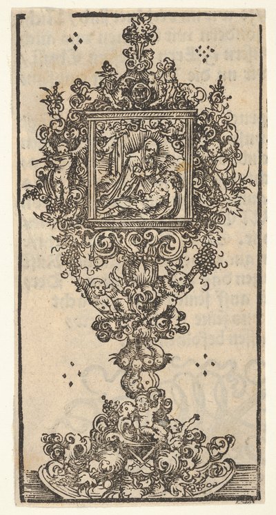 Relikvieskrin med en Pieta, fra den store serie af Wittenberg-relikvier, 1509. af Lucas Cranach the Elder