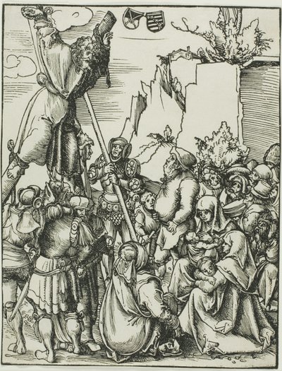 Sankt Andreas, fra Apostlenes martyrium af Lucas Cranach the Elder