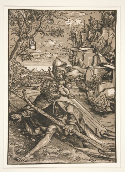 Sankt Christopher af Lucas Cranach the Elder
