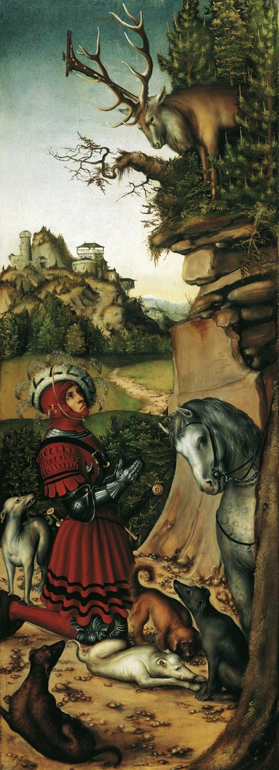 Sankt Eustace af Lucas Cranach the Elder