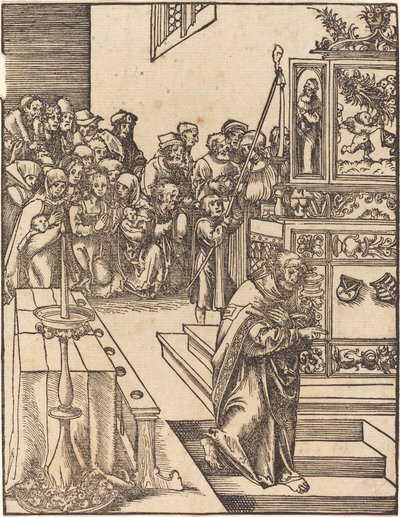 Sankt Johannes Evangelisten af Lucas Cranach the Elder