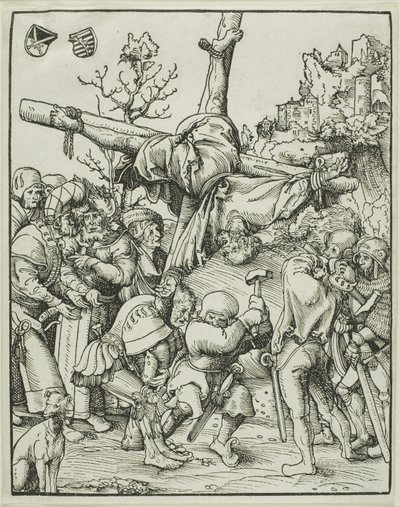 Sankt Peter, fra Apostlenes martyrium af Lucas Cranach the Elder