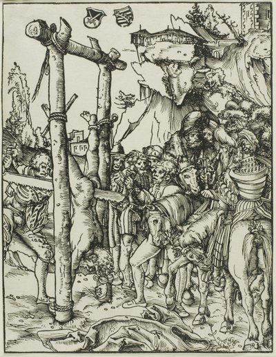Sankt Simon, fra Apostlenes martyrium af Lucas Cranach the Elder