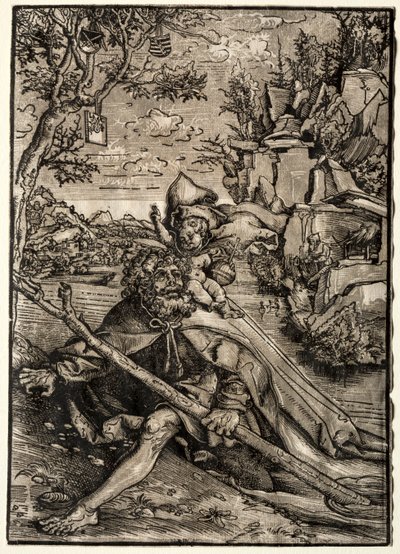 St. Christopher, ca. 1509. af Lucas Cranach the Elder