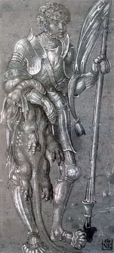 St George, c1504-1553 af Lucas Cranach the Elder