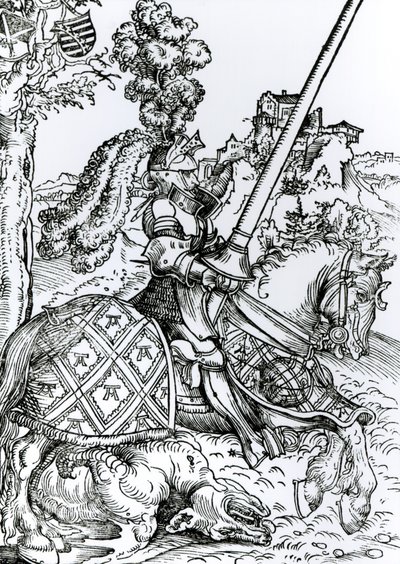 St. George til hest, 1507 af Lucas Cranach the Elder