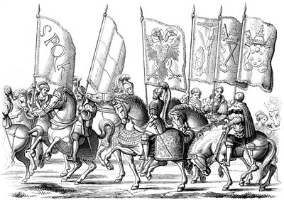 Standarder for kirken og imperiet, 1529-1530 1849. af Lucas Cranach the Elder