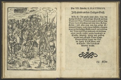 Den apostolske trosbekendelse (de hellige apostles symbol) af Lucas Cranach the Elder