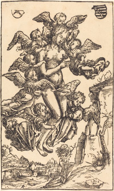 Den hellige Maria Magdalenes ekstase af Lucas Cranach the Elder