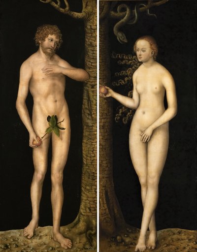 Menneskets fald af Lucas Cranach the Elder