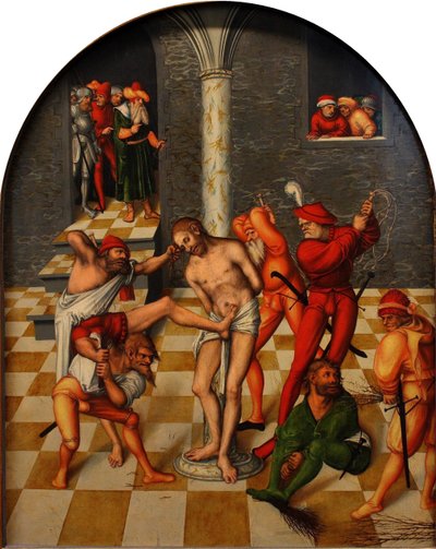 Kristi flagelation, 1538 af Lucas Cranach the Elder