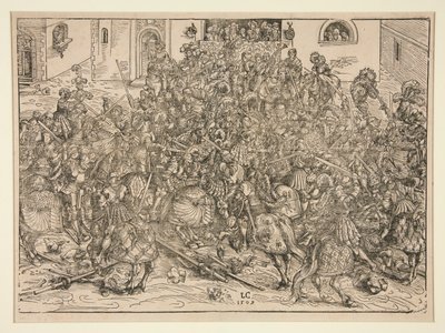Den fjerde turnering af Lucas Cranach the Elder