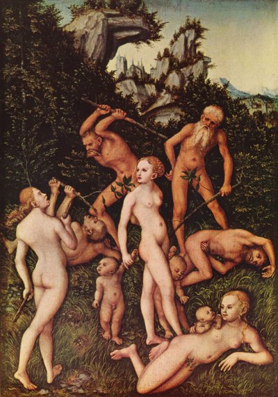 Jalousiens frugter (Sølvalderens afslutning) af Lucas Cranach the Elder