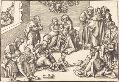 Det hellige slægtskab af Lucas Cranach the Elder