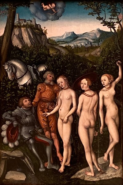 Dommen over Paris af Lucas Cranach the Elder