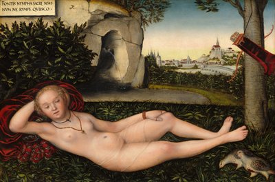 Forårets nymfe af Lucas Cranach the Elder