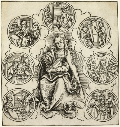 Marias syv glæder af Lucas Cranach the Elder