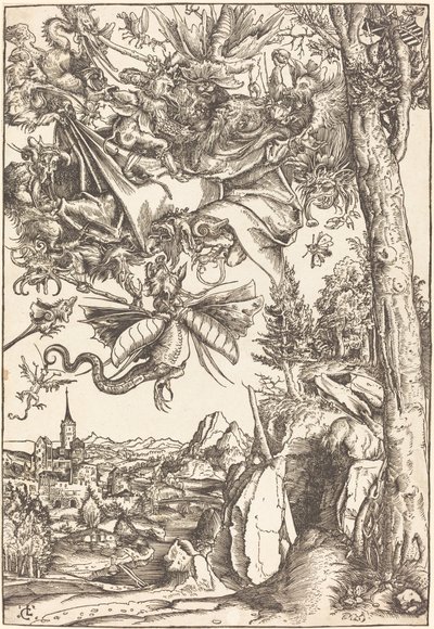 Sankt Anthonys fristelse af Lucas Cranach the Elder