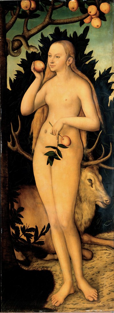 Adam og Eva af Lucas Cranach the Younger
