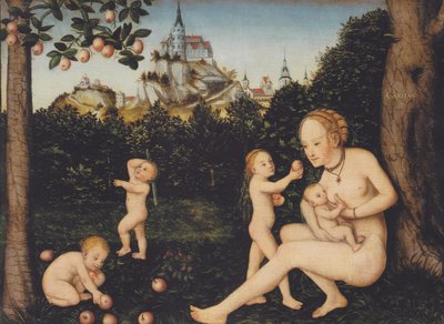 Velgørenhed af Lucas Cranach the Younger