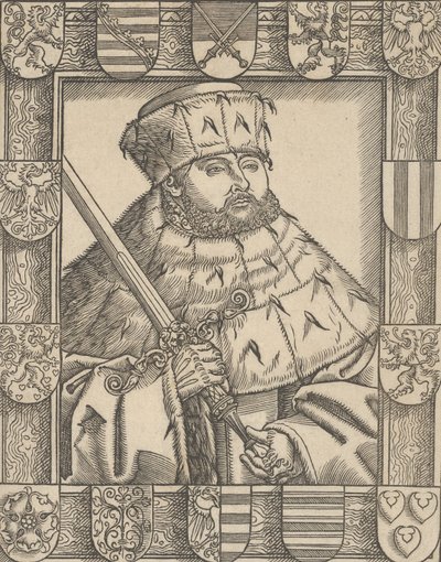 Kopi af Johannes Frederik den Storsindede, i valgmandsklæder af Lucas Cranach the Younger  
