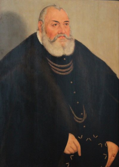 Portræt af Georg den Fromme af Brandenburg-Ansbach af Lucas Cranach the Younger
