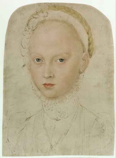 Portræt af prinsesse Elisabeth af Sachsen af Lucas Cranach the Younger
