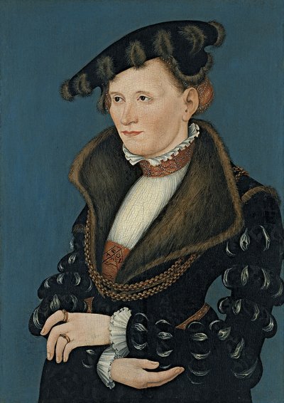 Portræt af en kvinde, 1539 af Lucas Cranach the Younger