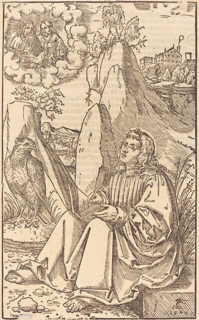Sankt Johannes i et landskab af Lucas Cranach the Younger