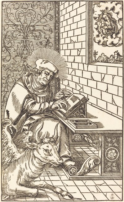 Sankt Lukas af Lucas Cranach the Younger