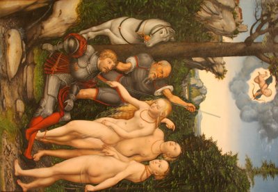 Dommen over Paris af Lucas Cranach the Younger