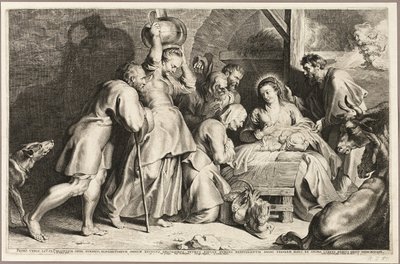 Tilbedelse af hyrderne af Lucas Emil Vorsterman