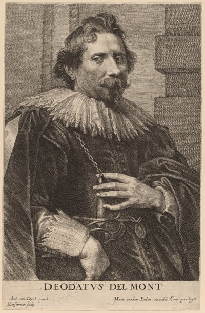 Pludselig Delmont af Lucas Emil Vorsterman after Sir Anthony van Dyck