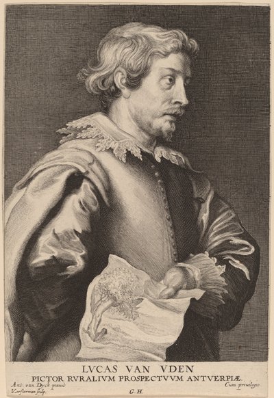 Lucas van Uden af Lucas Emil Vorsterman after Sir Anthony van Dyck