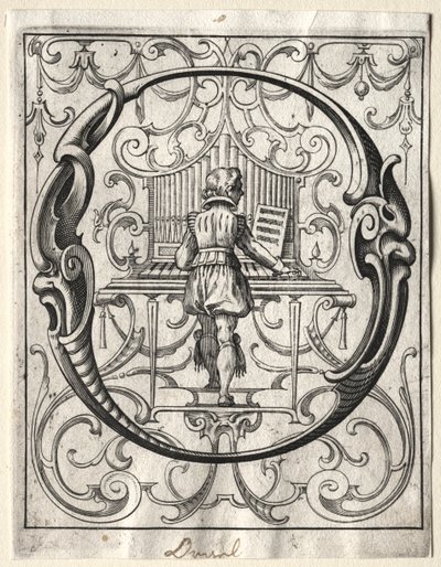 Ny ABC-hæfte: O, 1627. af Lucas Kilian